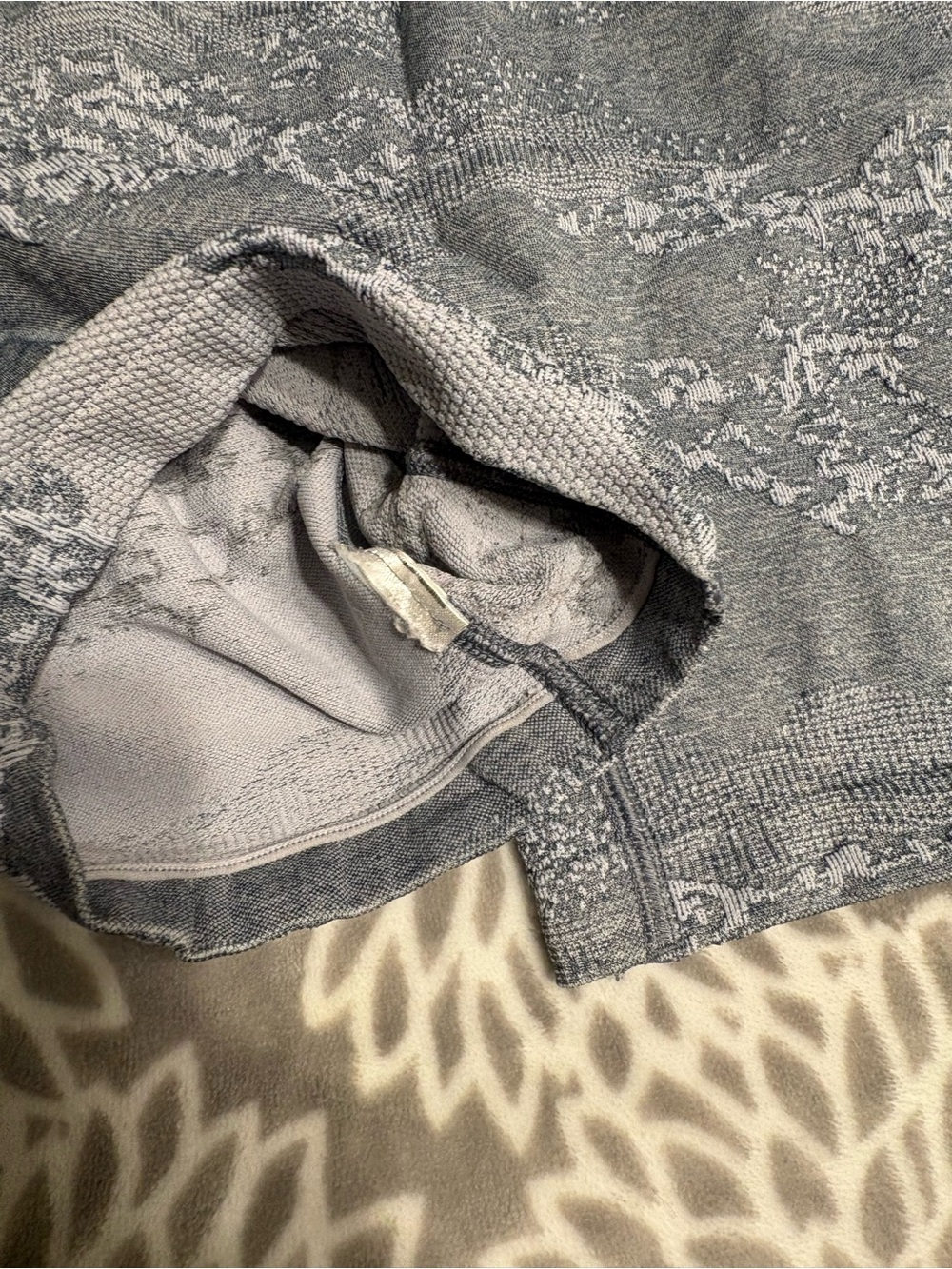 Gymshark Blue Camo Adapt Shorts - Picture 2 of 2